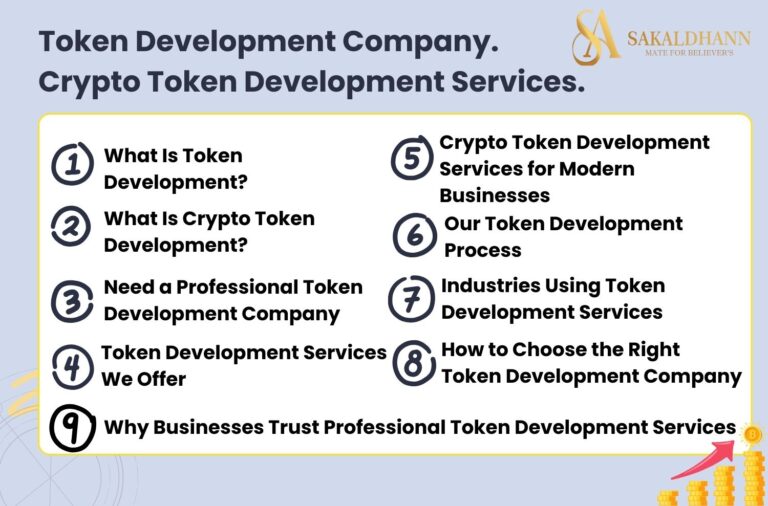 Token Development Company Crypto Token Development Services