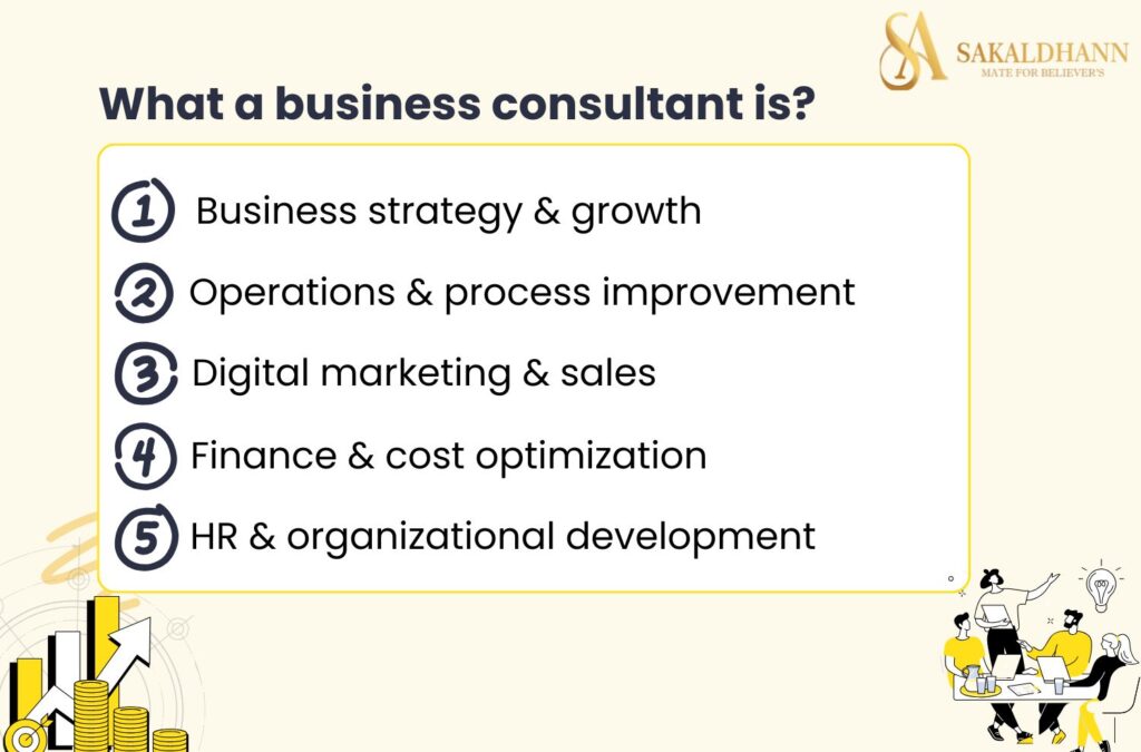 What a business consultant is?